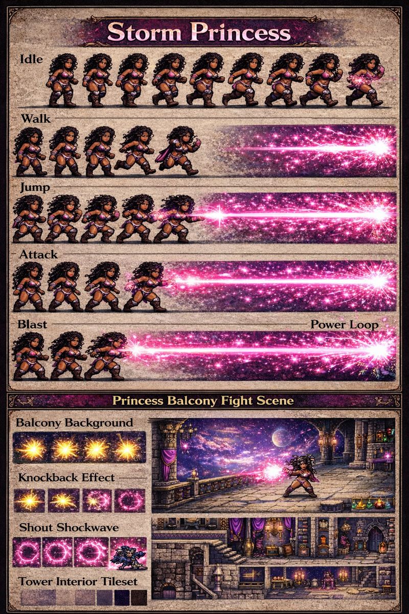 Storm Princess character sheet